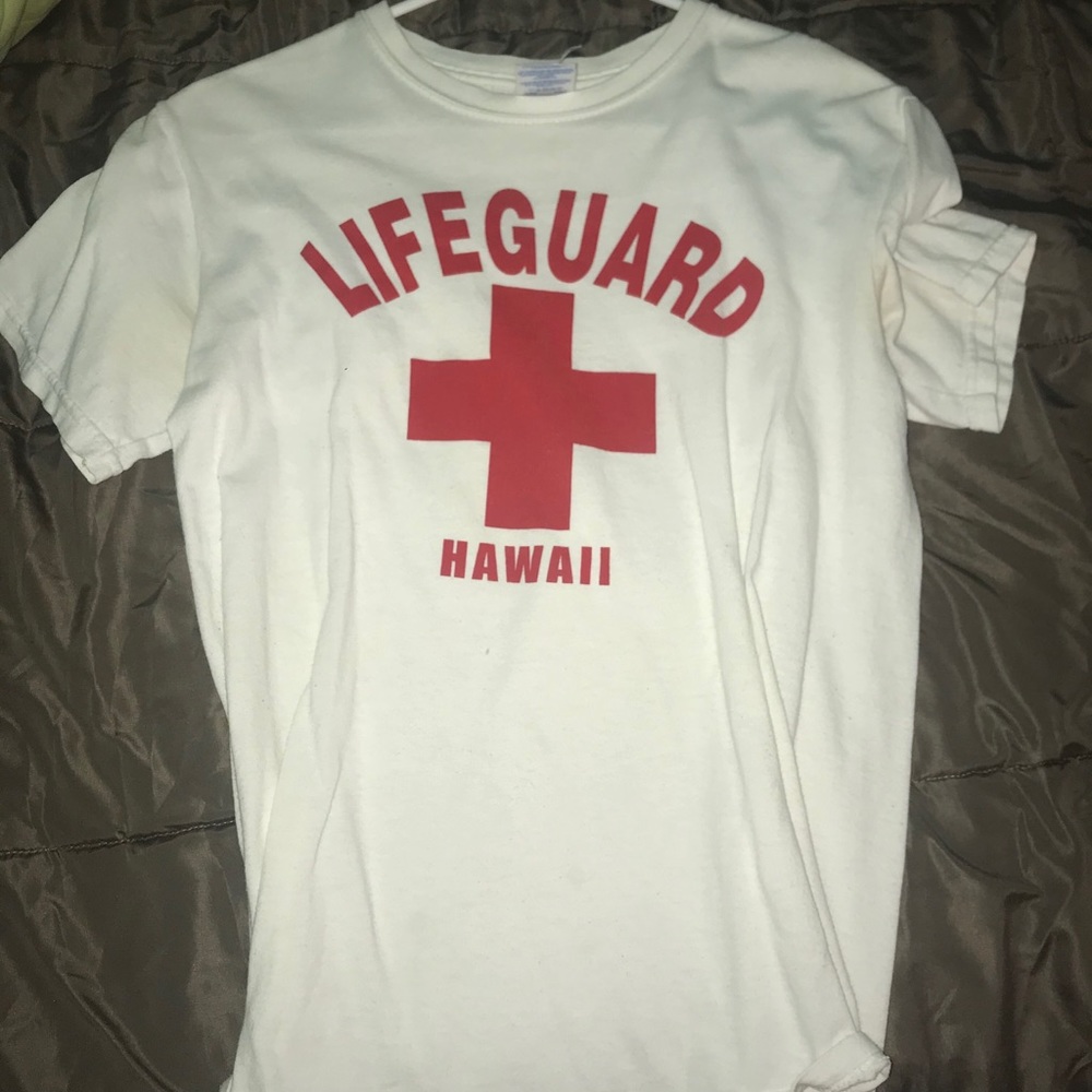 hawaii lifeguard tshirt